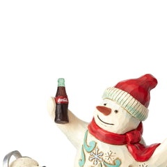 Coca-Cola Snowman & Baby Bear