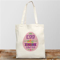 Personalized Egg Hunter Easter Tote