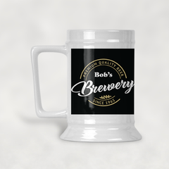 Basement Brewery Personalized Beer Stein