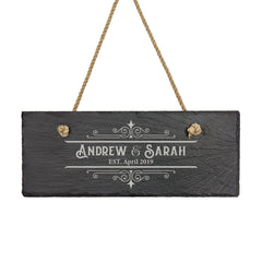 Together We are Home Personalized Slate Hanger Decor