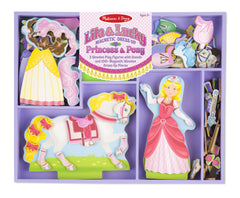 Lila & Lucky Princess & Pony Magnetic Dress-Up Set