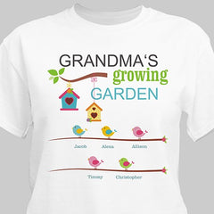 Personalized Spring Garden T-shirt for Her (S)