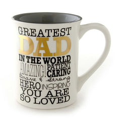 Greatest Dad Gold Mug