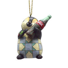 Penguin with Coke Bottle Ornament