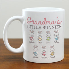 Personalized Grandma's Little Bunnies Mug