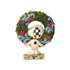 Snoopy w/ Woodstock Wreath