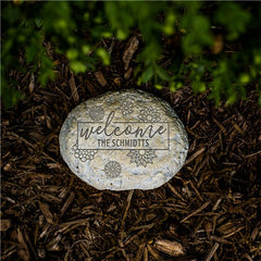 Engraved Welcome Garden Stone- Small