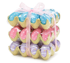 Spring Colors Easter Egg Ornament W/Crate