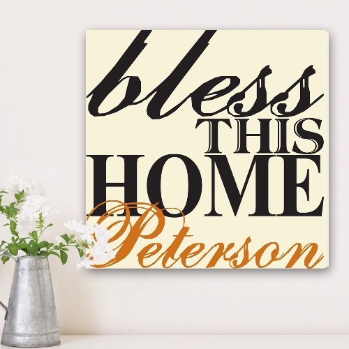 Blessing of the Home Family Canvas Print