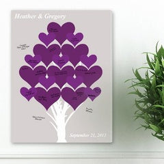 Forever Hearts Personalized Canvas