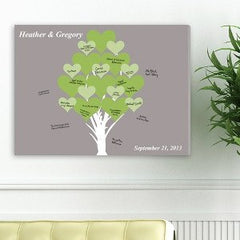 Blooming Hearts Canvas