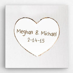 Personalized Romance Love Canvas Sign