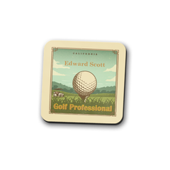 Golfer's Guide Personalized Coaster Set