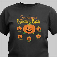 Pumpkin Family Black T-Shirt