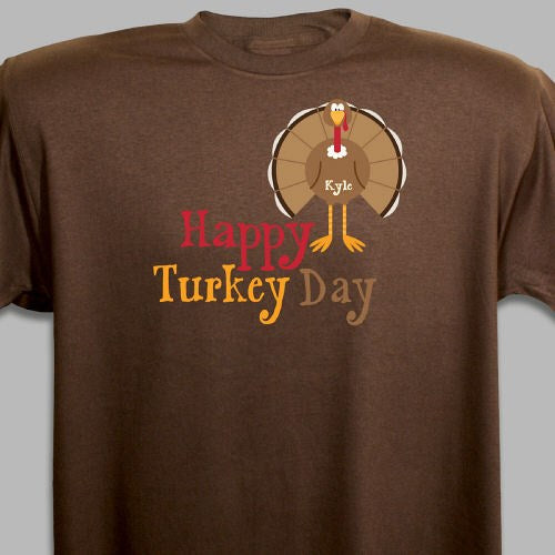 Thanksgiving T-shirt Brown