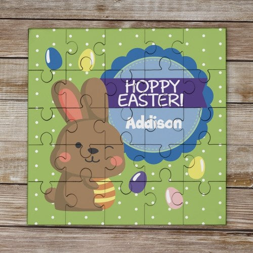 Personalized Hoppy Easter Puzzle