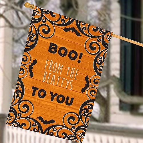Personalized Boo to You House Flag