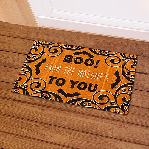 Personalized Boo To You Doormat