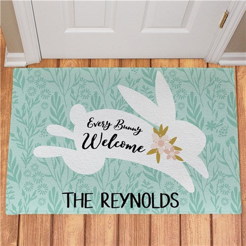 Personalized Every Bunny Welcome Doormat