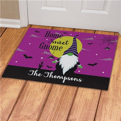 Personalized Halloween Gnome Doormat