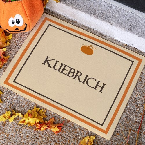 Personalized Family Name Fall Doormat