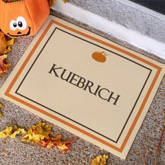 Personalized Family Name Fall Doormat
