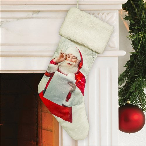 Santas Christmas List Stocking