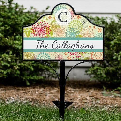 Personalized Modern Spring Magnetic Sign