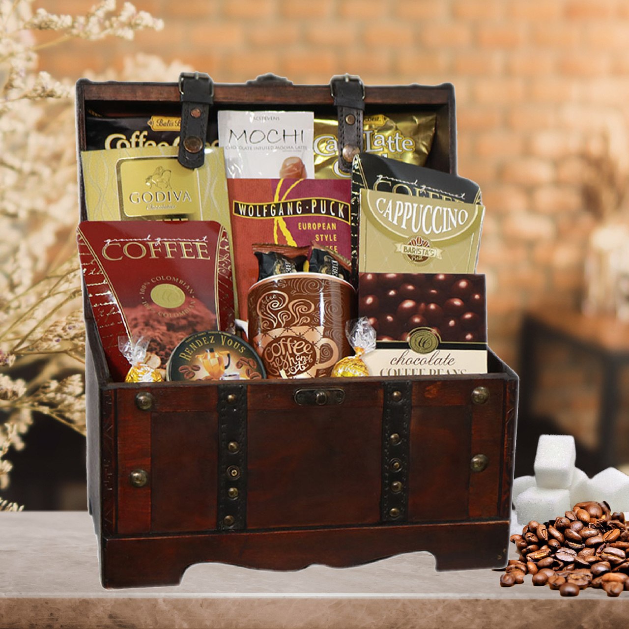 Coffee and Chocolate Indulgence Sets (Coffee & Snacks Deluxe Set)