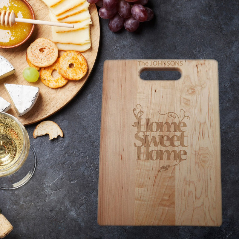 Home Sweet Home Personalized Cutting Board