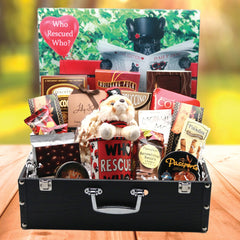 Who Rescued Who Dog Lovers Gift Basket