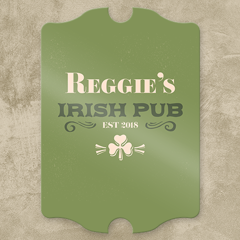 Established Irish Pub Personalized  Sign