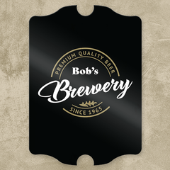 Basement Brewery Personalized Pub Sign