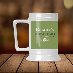 Established Irish Pub Personalized  Beer Stein