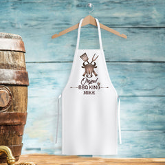 Savvy Custom Gifts Personalized BBQ King Apron