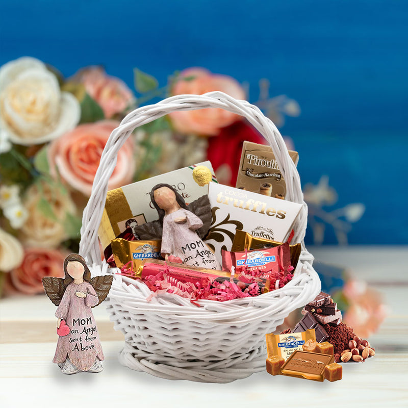 Savvy Custom Gifts "Mom an Angel Sent from Above" Gift Basket