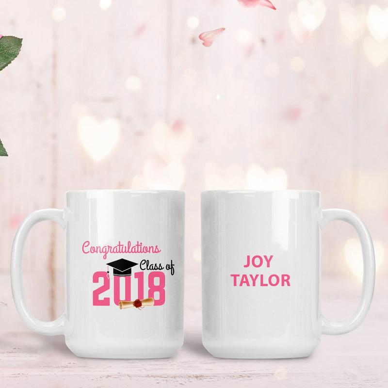 Savvy Custom Gifts Class Of 2018 Graduation Personalized 15 Oz Mug