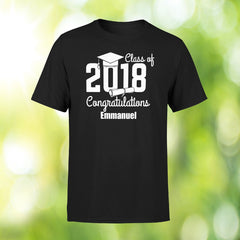 Savvy Custom Gifts Class Of 2018 Personalized Graduation T-shirt