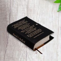 Personalized Serenity Prayer Leatherette Bible/Book Cover