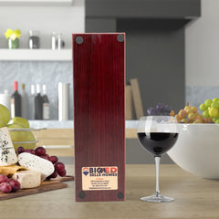 Welcome to Your New Home Rosewood Finished Wine Box