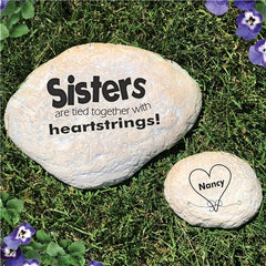 Engraved Sisters Garden Stone - Small