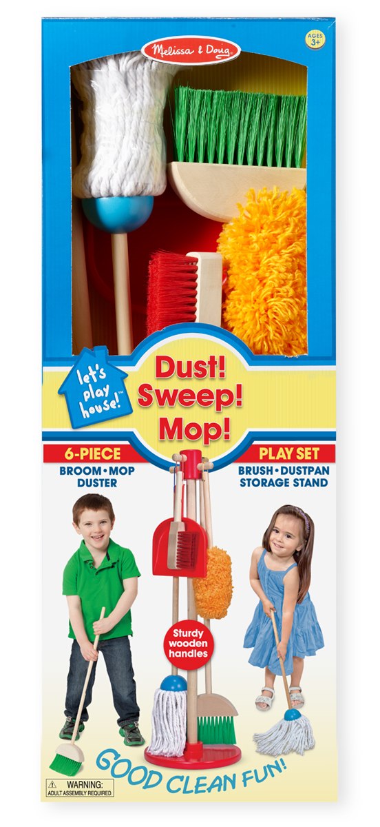 Let's Play House! Dust! Sweep! Mop!